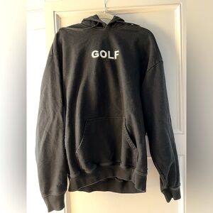 Golf Wang × Streetwear × Tyler The Creator Black Logo Hoodie Sweatshirt Rare ‘19